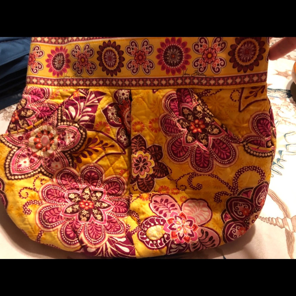 Vera Bradley Bali Gold Purse & Wallet Set